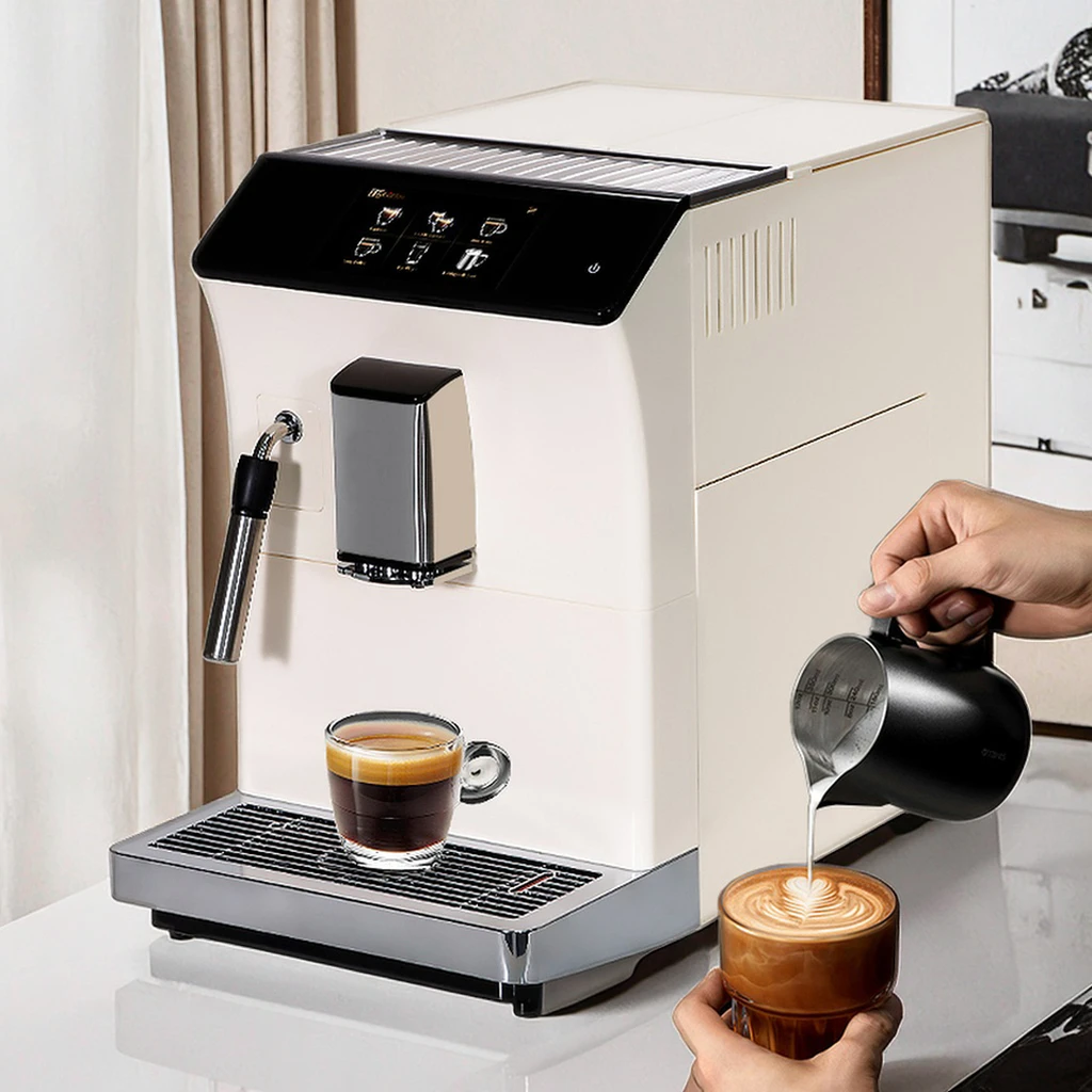 luxuryFully Automatic Commercial Coffee  Cappuccino Touch Screen Espresso Coffee Machine