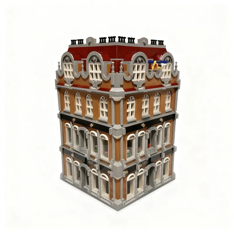 5956pcs MOC The Grand Book Shop Model Building Blocks Toy Architecture Christmas Gift Assemble Birthday Brick Creative Education
