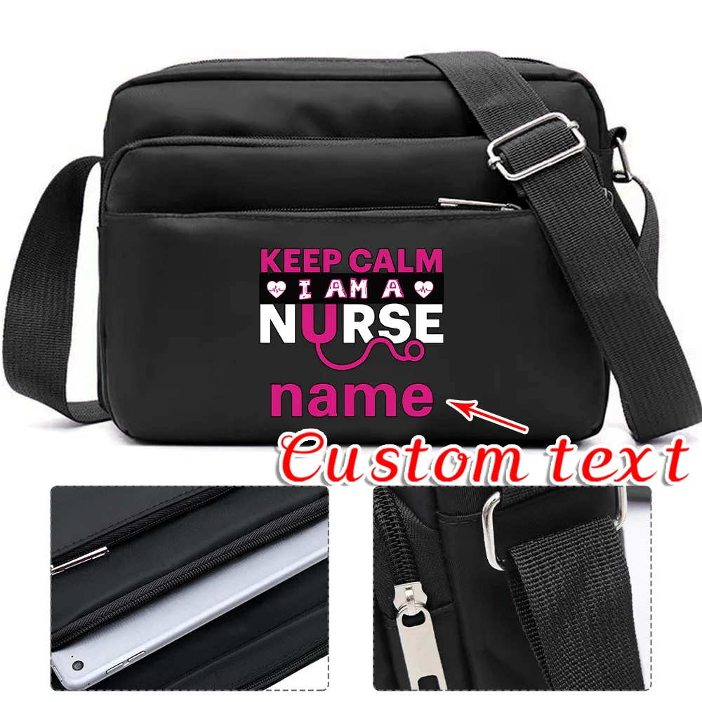 

Сумка через плечо на одно плечо с индивидуальным именем, большая вместительная дорожная сумка на одно плечо, сумки для хранения на работу, многофункциональные