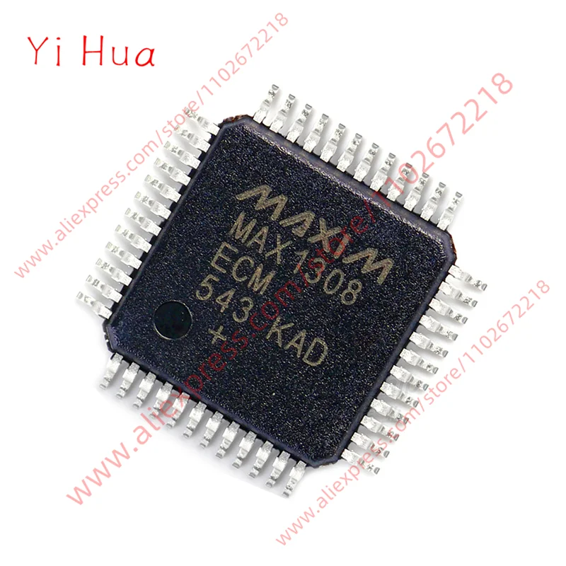 

1PCS New Original MAX1308ECM+T ADC Converter Chip QFP-48 MAX1308ECM