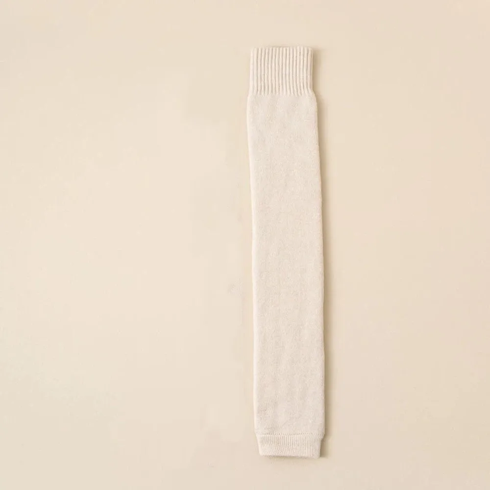 لينة رشاقته الدافئة الجوارب الطويلة بلون الصوف مبطن جوارب عالية في الركبة حماية الساق فوق الركبة جورب الشتاء