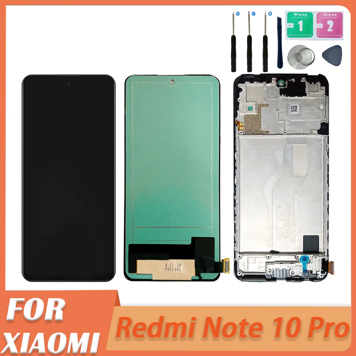 

TFT For Xiaomi Redmi Note 10 Pro LCD Display Touch Screen Digitizer Assembly,For Redmi Note 10 Pro M2101K6G M2101K6R