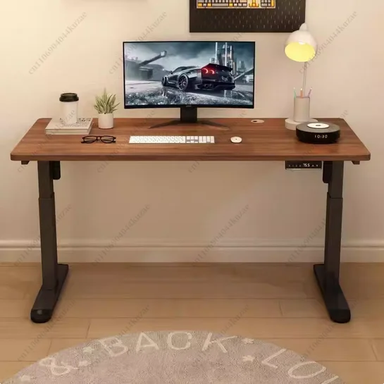 Height-Adjustable Electric Standing Desk & Sitting Desk,  Ergonomic Design for Cervical and Lower Spine Protection