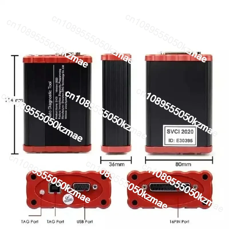 Picture 5: Complete set of SVCI 2020 diagnostic tools, automatic key programming, solutions, ECU code scanners