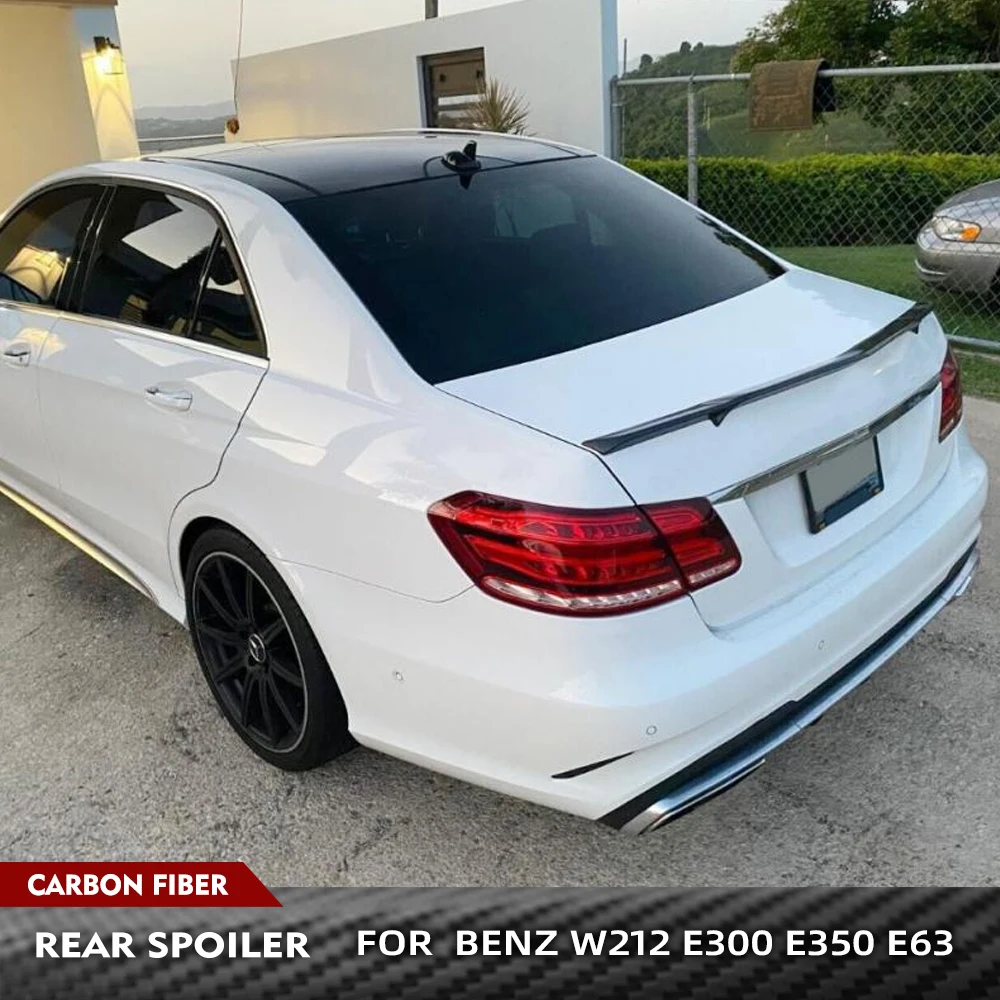 

Car Rear Trunk Racing Spoiler for Mercedes-Benz E Class W212 E300 E350 E63 2010-2015 Car Rear Wing Spoiler Carbon Fiber