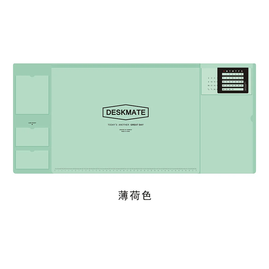 New Multifunction Large Mouse Pad Computer Anti-Slip Desk Mouse Mat Waterproof Protector with Movable Calendar Board Pockets