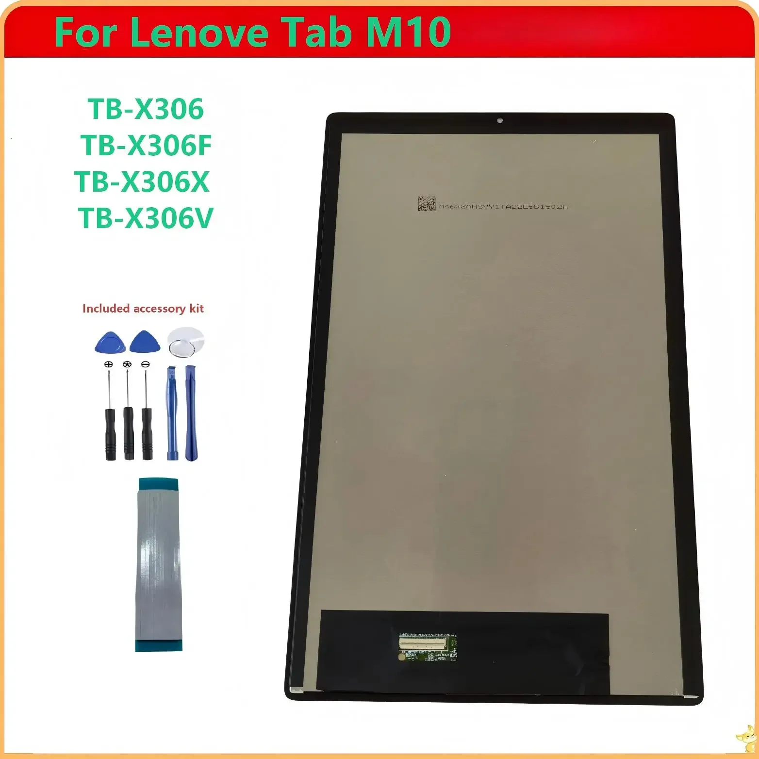 Ori LCD For Lenovo Tab M10 HD 2nd Gen 10.1 TB-X306 TB-X306F TB-X306X TB-X306V LCD Display Touch Screen Digitizer Glass Assembly