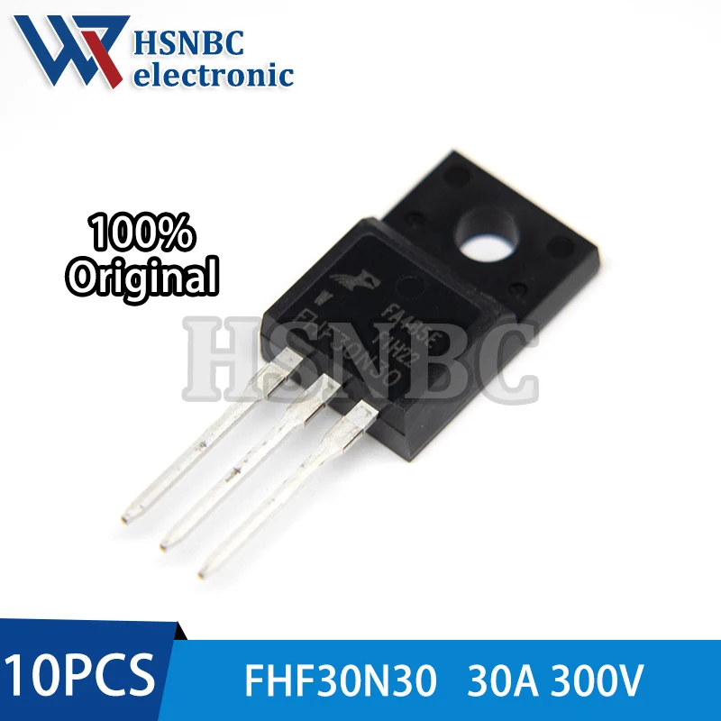 

10PCS FHF30N30 30N30 FHF30N30W TO-220F 30A 300V N-channel Power MOSFET Transistor 100% New Original