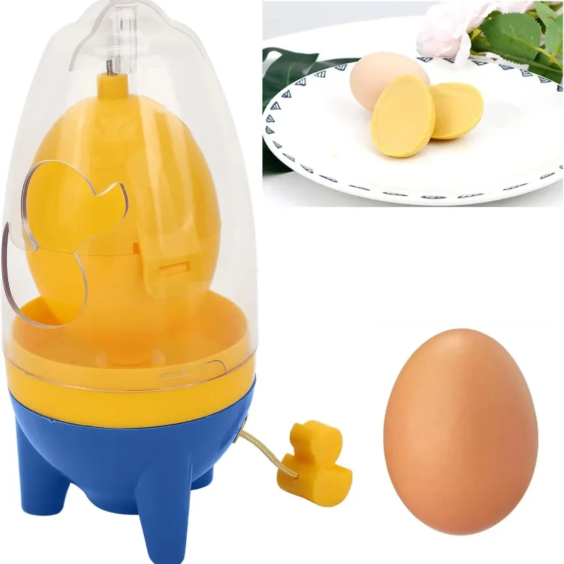 

Hand Egg Shaker Egg Yolk White Mixer Multifunctional Egg Rotator Spinner With Drawstring Portable Golden Egg Maker Kitchen Tool