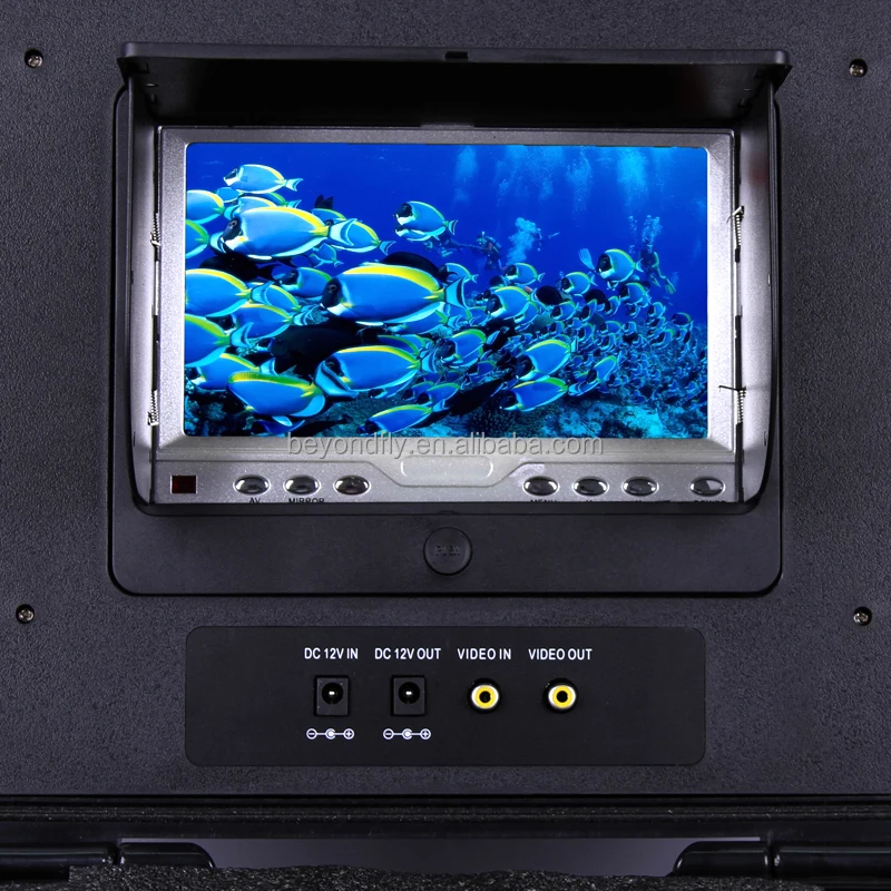 

7'' 50m Underwater Camera Fish Finder IP68 Waterproof 360 Degree Rotating Ocean Exploration Camera With 18pcs LEDs