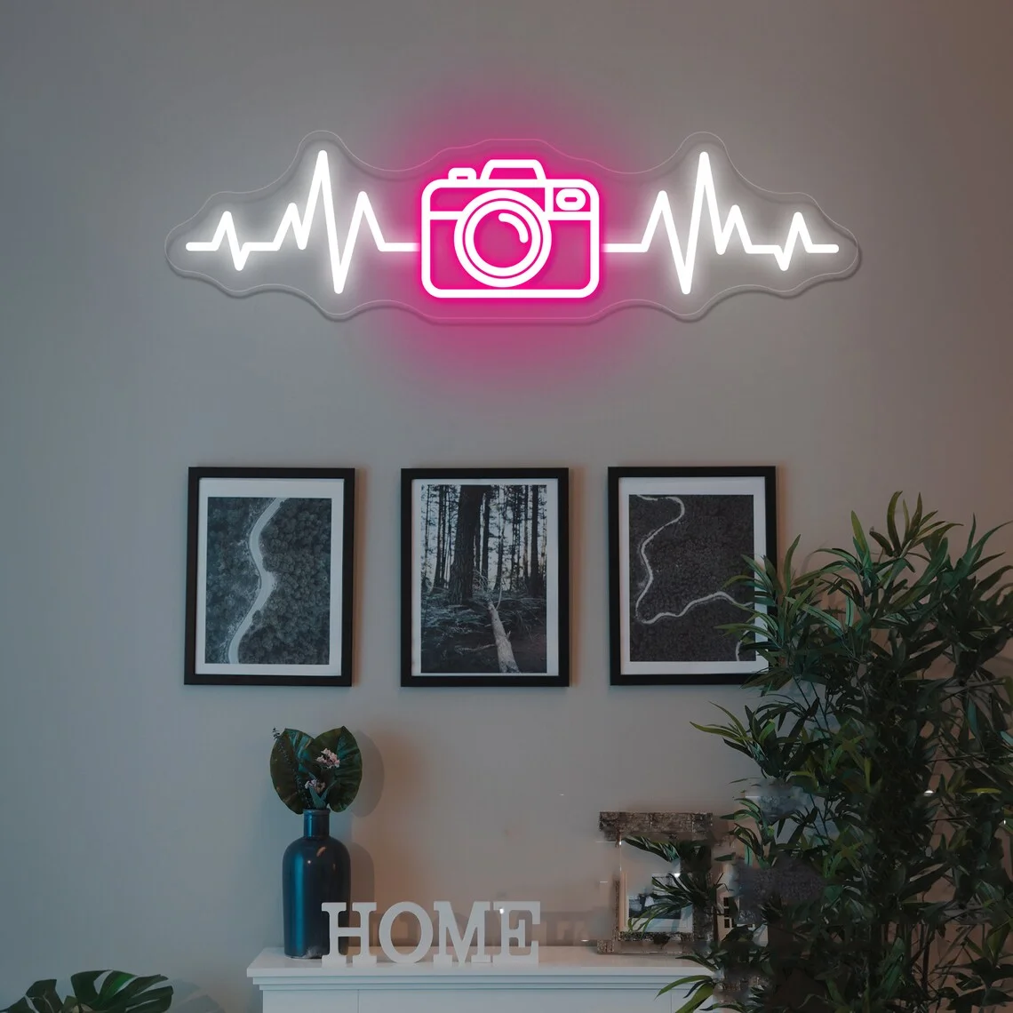 

Camera Neon Sign, Bedroom Home Wall Decor, Photo Studio Decor, Personalized Gifts, Neon Art Game Neon Sign