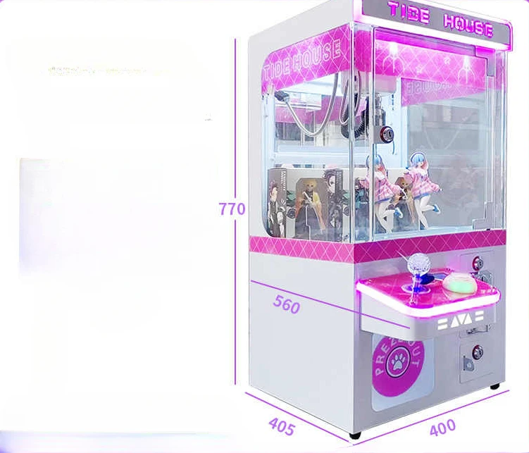 Coin operated mini claw machine, commercial clip toy machine, household small and medium-sized claw machine