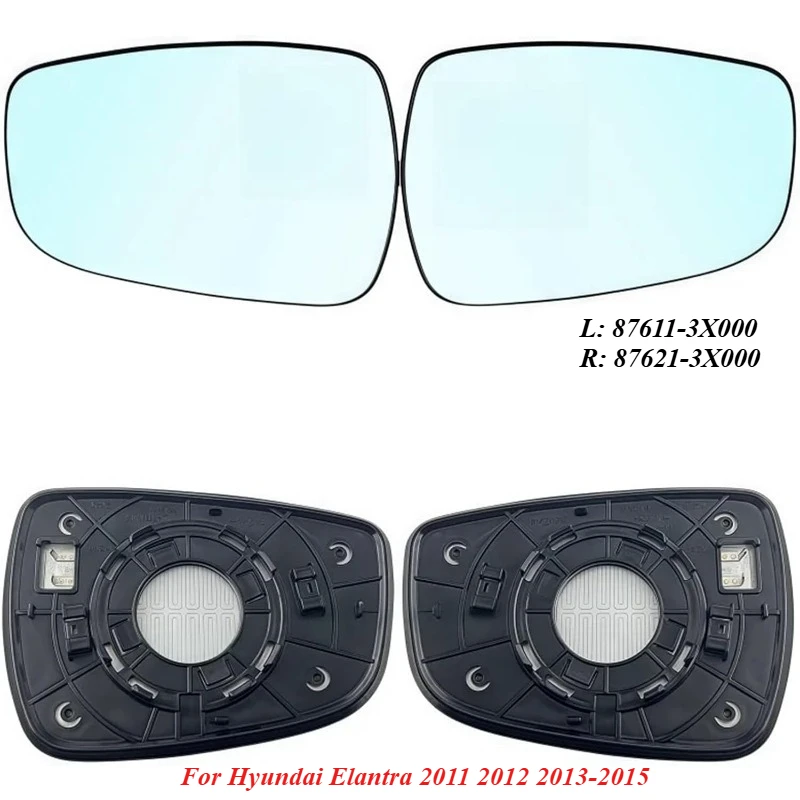 For Hyundai Elantra 2011 2012 2013-2015 New Rear View Mirror Heated Rearview Mirror Left/Right 87611-3X000 87621-3X000