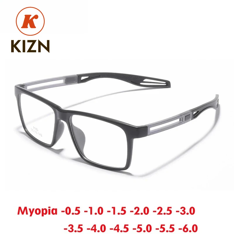 

KIZN New Cat Eye Myopia Prescription Glasses Anti Blue Light Computer Optical Eyeglasses Photochromism Frame Women -0.50 to -10