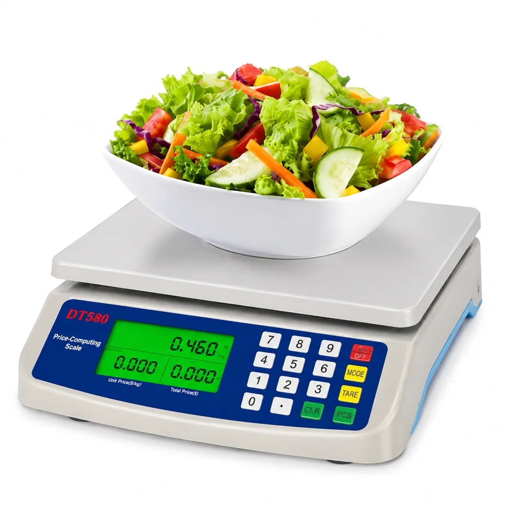 Electronic Scale 30KG /1G High-Precision LCD Digital Scale Kitchen Weighing Platform Scale Rechargeable /Battery Food Scales