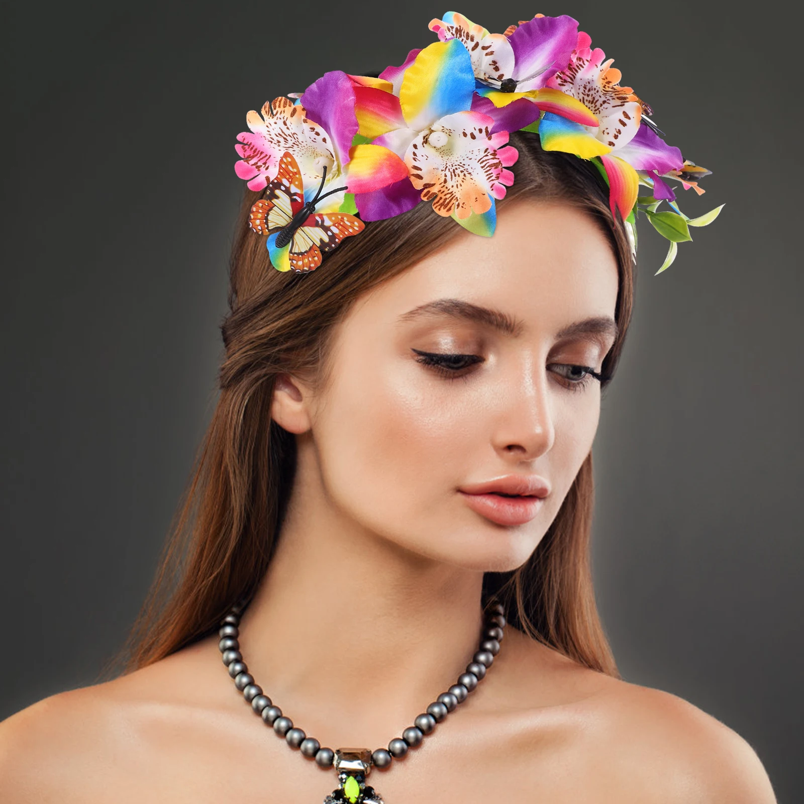 

Party Simulated Phalaenopsis Headband Butterfly Antenna for Women European Fashion Travel
