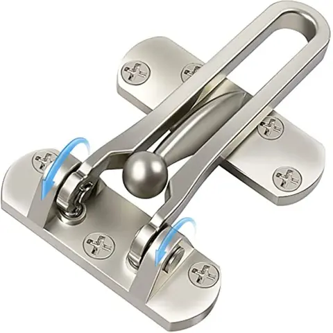 1/2PCS 도난 방지 버클 도어 버클 도어 볼트 도어 잠금 버클 Hasp 도어 안티 잠금 버클 가정용 두꺼운 음소거 녹 방지