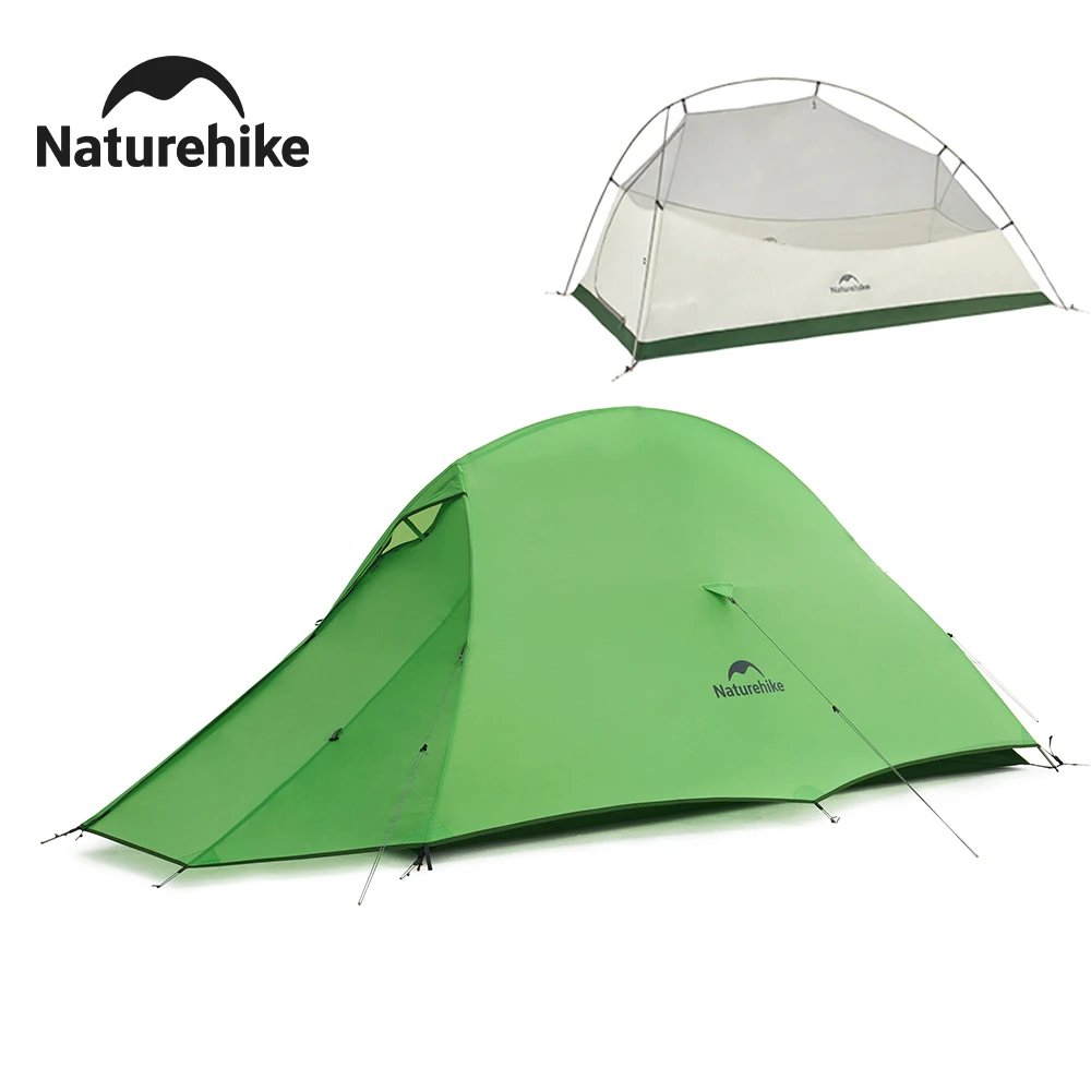 Naturehike Cloud Up Base Camping Tent 1 2 Person Lightweight Waterproof Backpacking Tent Outdoor Cycling Hiking Travel Tent