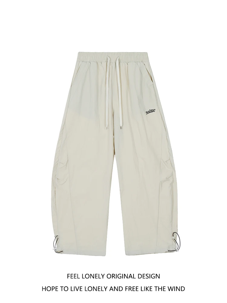 

Потрясающие повседневные брюки, весенне-осенние новые прямые брюки с широкими штанинами, модные брендовые длинные брюки с высокой талией