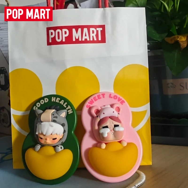 

Genuine POP MART Have A Good Run Series Refrigerator Sticker Blind Box Healing Relaxation Trendy Toy Merchandise Gifts