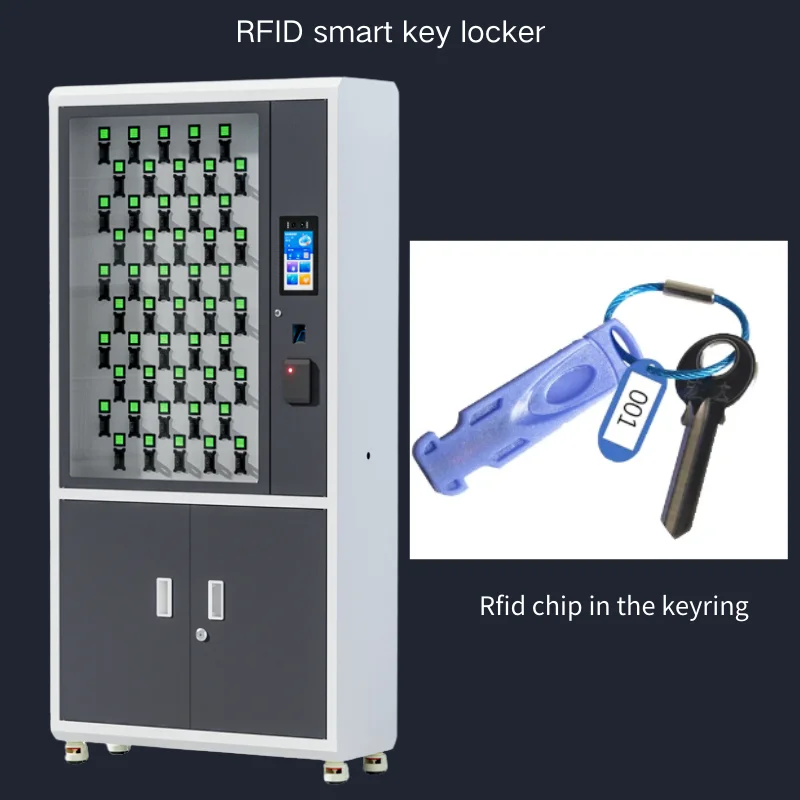 RFID Intelligent Locker Cabinet Password Access Smart Key Locker With Key Management System and Software