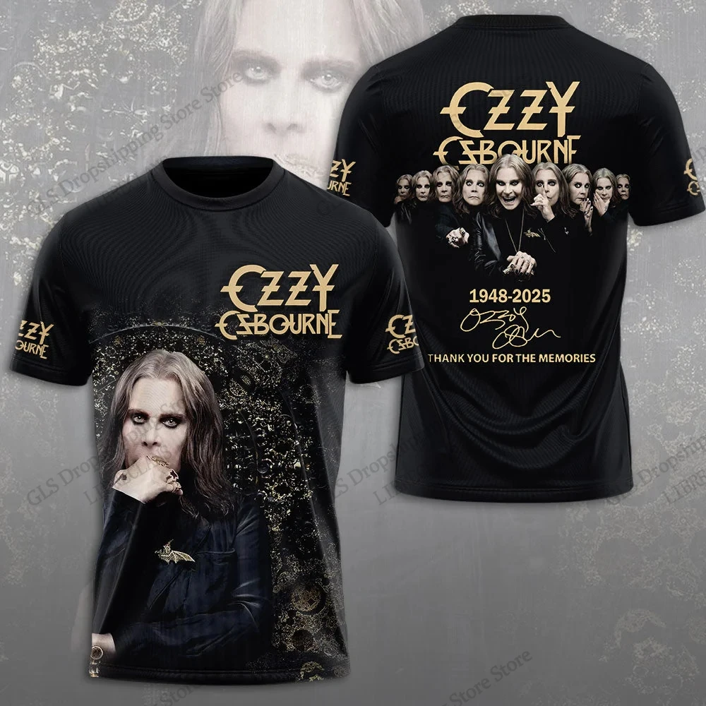 Men T-shirt Rock Band Ozzy Osbourne 3d Print T shirt Tops Womens Large size Tops Tees Summer Tshirt Kids Clothes Album 2025 New image 6
