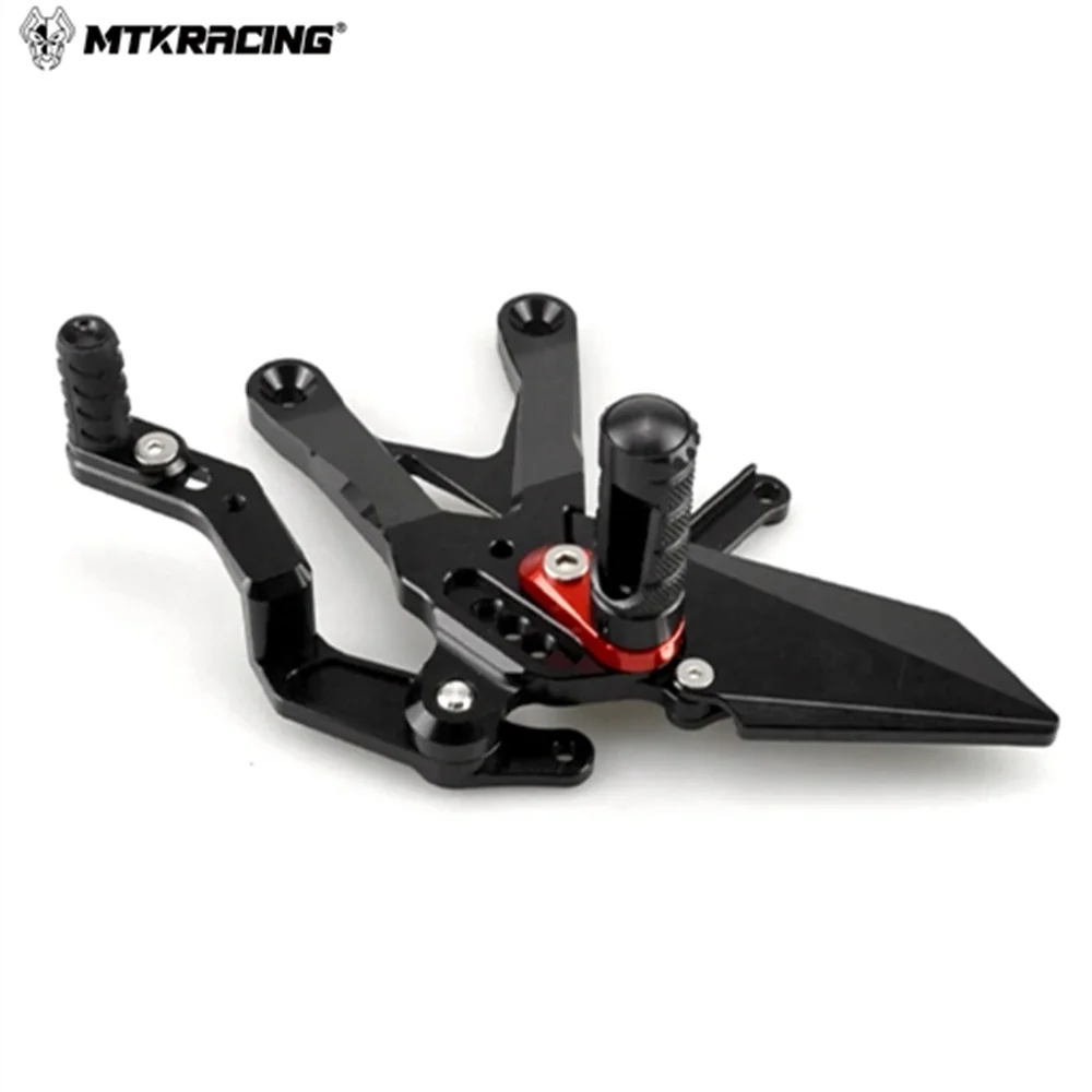 MTKRACING For YAMAHA YZF-R1 2015-2024 Rear Sets Heighten Pedal Adjustable Rearsets FootPegs Shift Lever Brake Kit