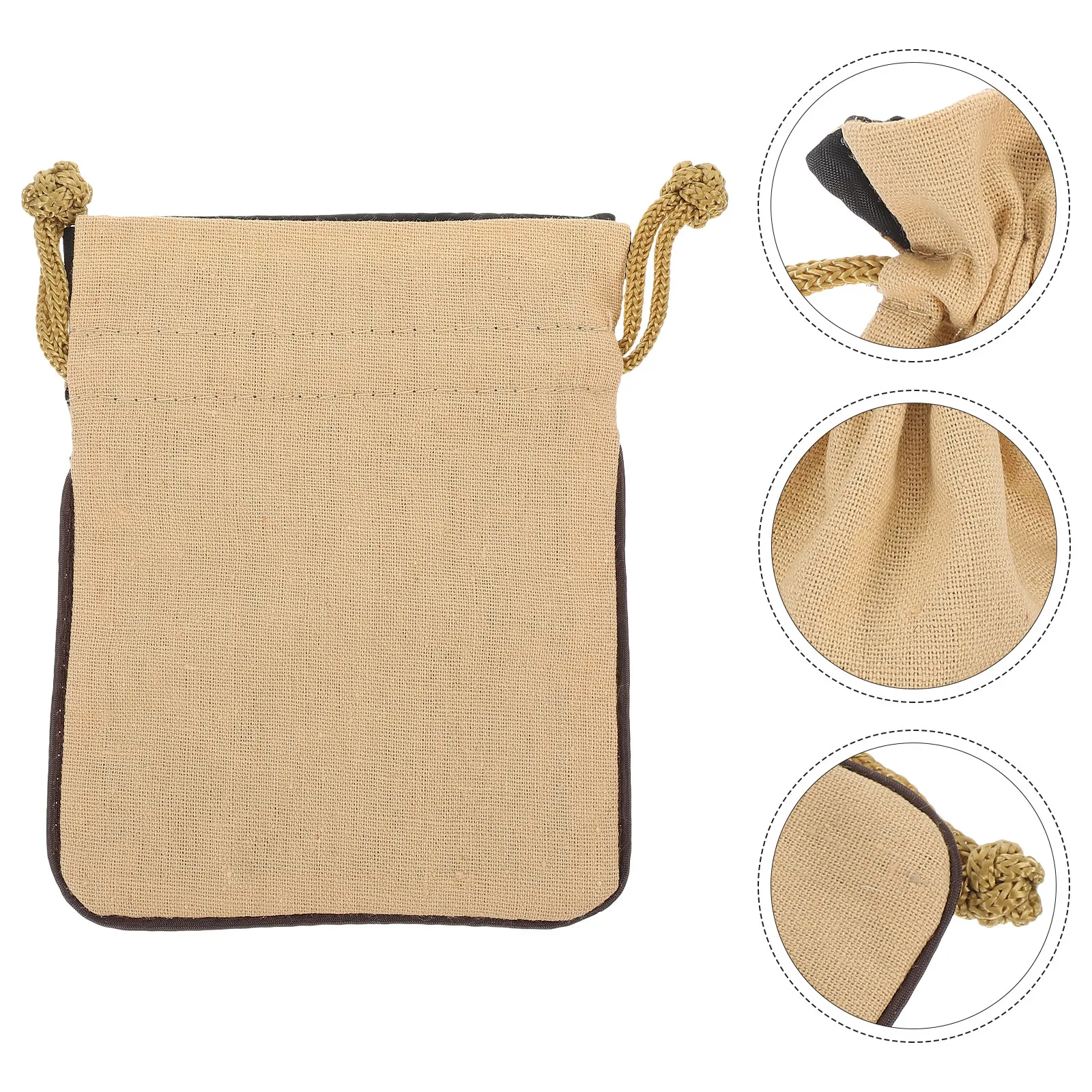 

1pc Jewelry Pouch Drawstring Microfiber Watch Bag For Necklace Bracelets Storage Organizer Pouch Watch Protection Bag