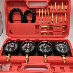 Vacuum Carburetor Synchronizer Carb Tools Accessories sync 4 Gauge Set with Rubber Hose Vacuum Balancer Meter Kit For Motorcycle