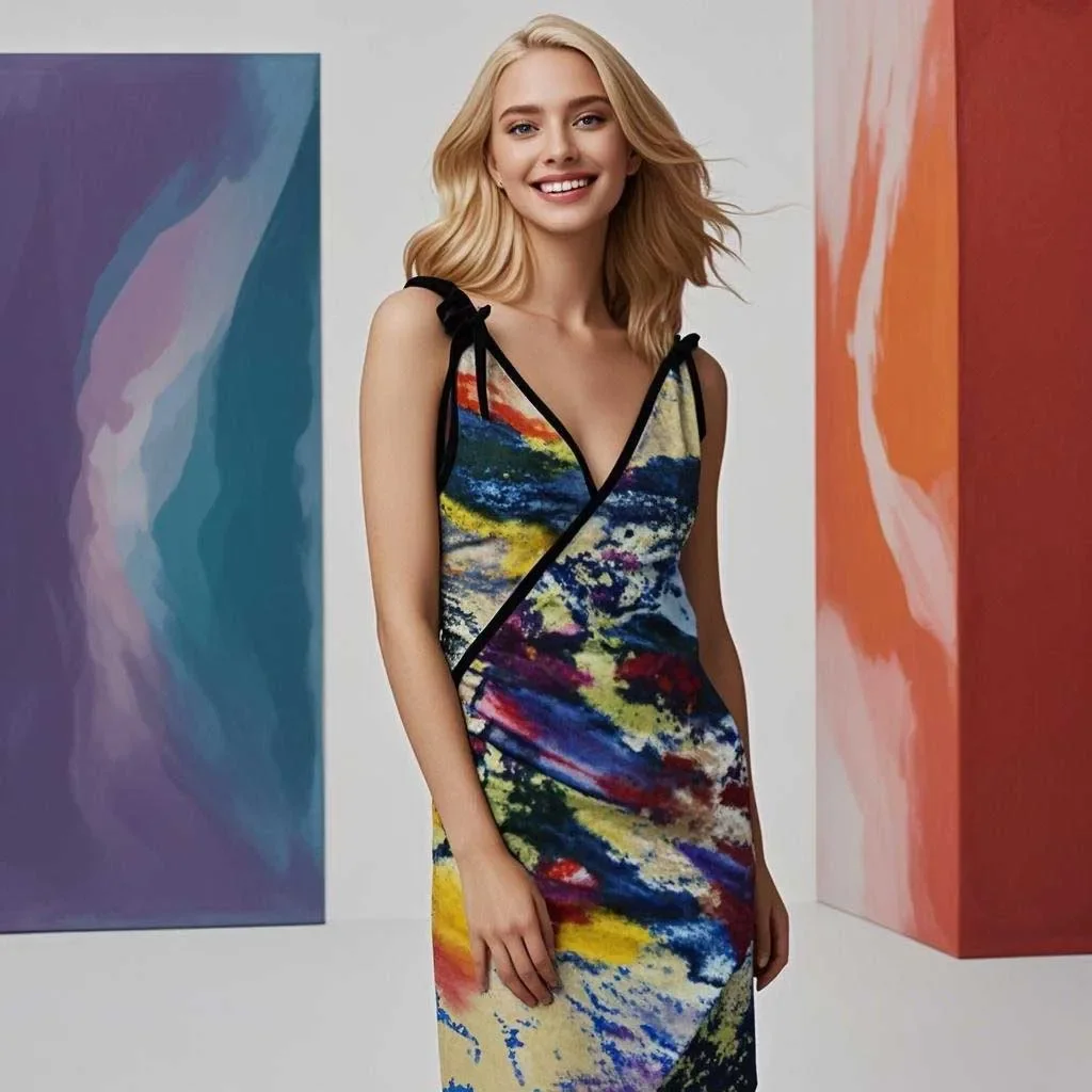 Tailored Strappy Cover up Dress Your Vision We Craft Customizable Design Elegant Fashionable Garment