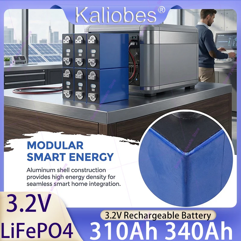 

High Capacity 340Ah 310Ah 3.2V Lifepo4 Battery Deep Cycle Lithium Iron Phosphate Cell for RV 12V 24V Solar Energy Storage System