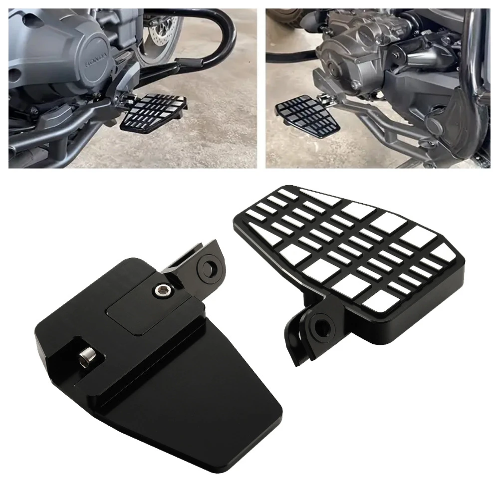 1set Motorcycle Front Footrests Foot Pegs Wide Pedals For Honda CMX1100 Rebel 1100 2021-2023