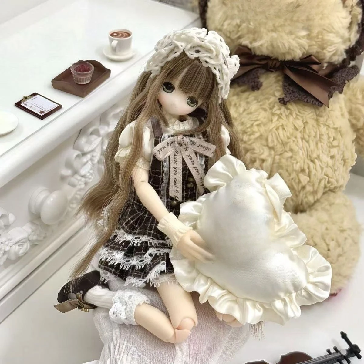 

New 1/6 Doll's Clothes Suit for Azone Dolls for Ob22 Ob24 Dolls Dress Girl Toys Dress Up Play House Doll Accessories, No Doll
