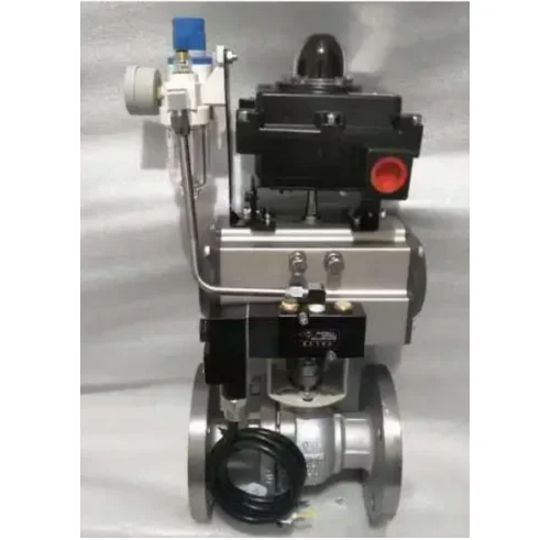 high quality factory manufacture Q641F-16R ss316 flange pneumatic ball valve