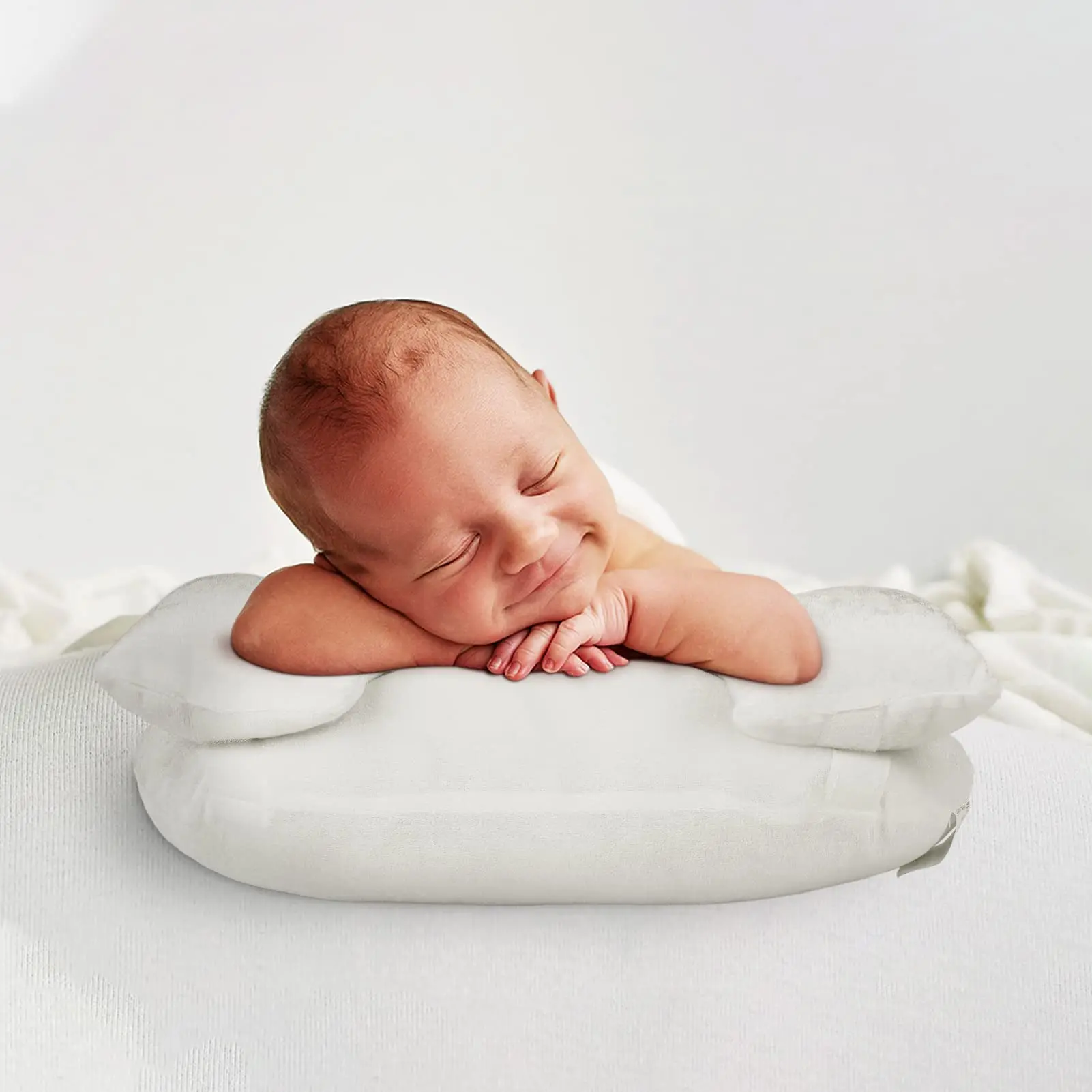 Newborn Photography Props Infant Baby Photography Prop Kid Posing Photo Shoot Studio Pillow Positioner Velvet Nursing Pillow