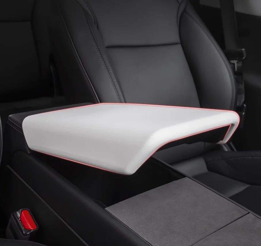 

Center Console Non-Slip Armrest Cover Designed for Tesla Model Y 2025 Refresh (Juniper) & Model 3 2025/2024 Refresh (Highland)