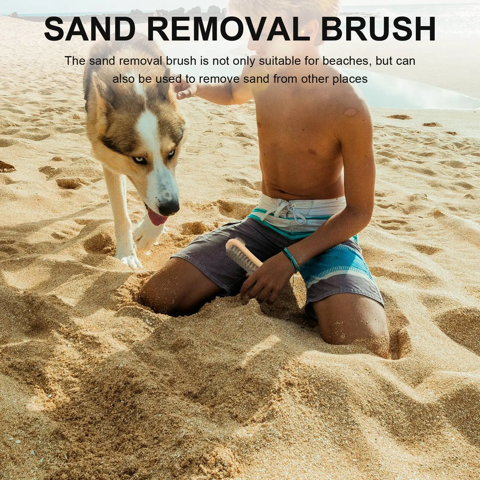 砂除去ブラシ ソフトスクラバー クリーニング ビーチおもちゃツール 砂クリーニングブラシ 多機能 実用的なデザイン 長期使用