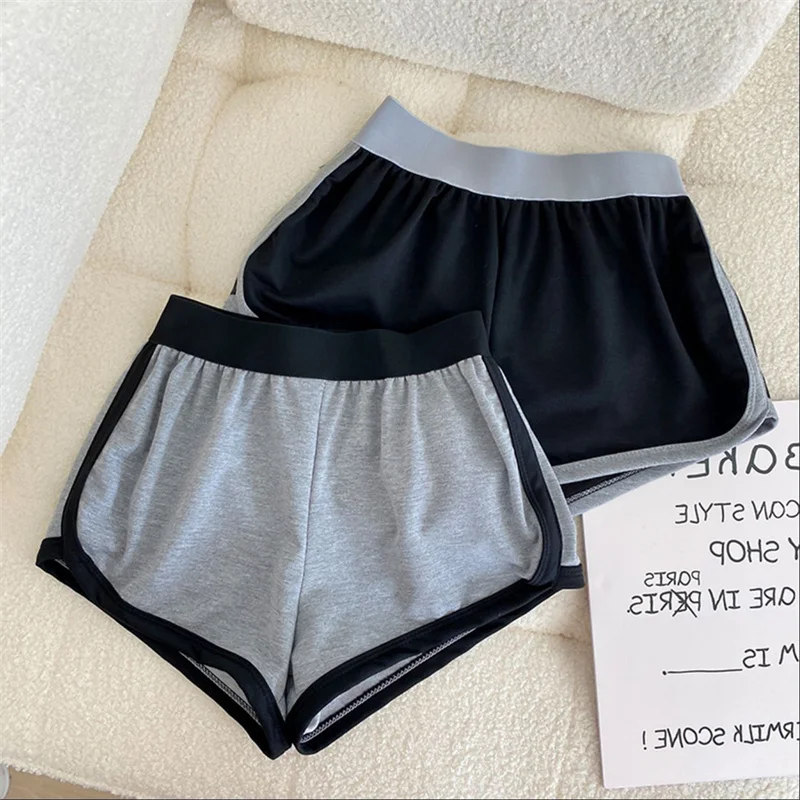 Summer Shorts Women Chic Sporty Casual Cozy Hot Sale High Waist Teens Trouser All-match Slim Patchwork Y2k Schoolgirls