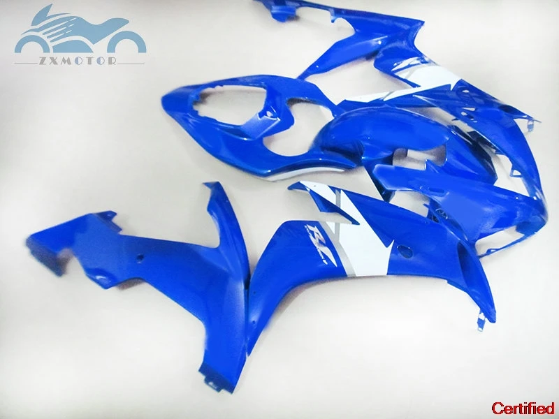 

Upgrade Injection fairing kits fit for YAMAHA 2004 2005 2006 YZFR1 04 05 06 YZF R1 blue white plastic fairings kit 11