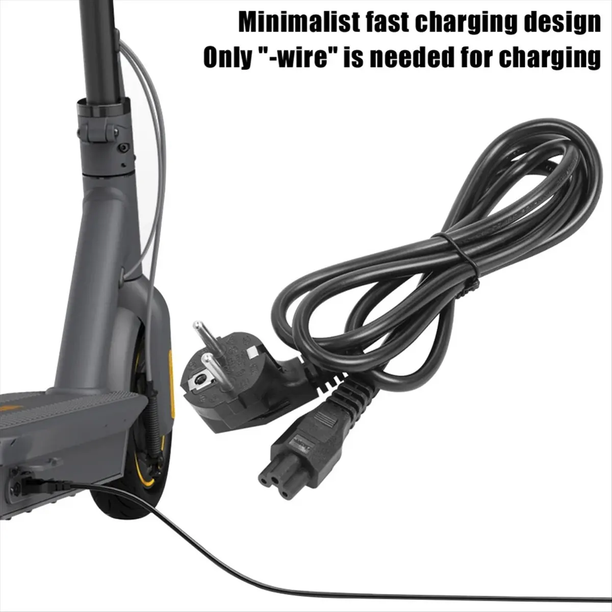 【Charger】 MAX G30 G30D G30LP/LE Scooter EU Plug Battery Charge Cable Essential Charging Accessory