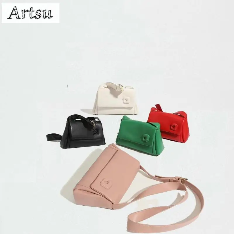 New Fashion Square Bag Female Shoulder Bags Pu Leather Korean Style Cloud Pack Advanced Women's Leisure Trend Crossbody Bags