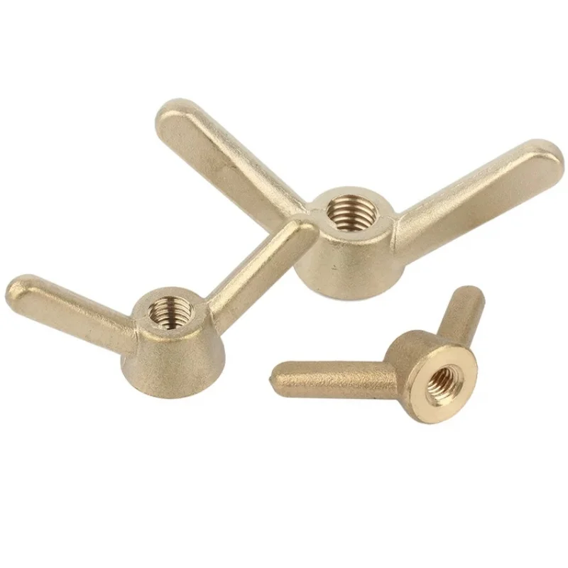 Brass Wing Nut M6 M8 M10 M12 M14 M16 M18 M20 M24 Sheep Horn shape Special-shaped Hand Nuts