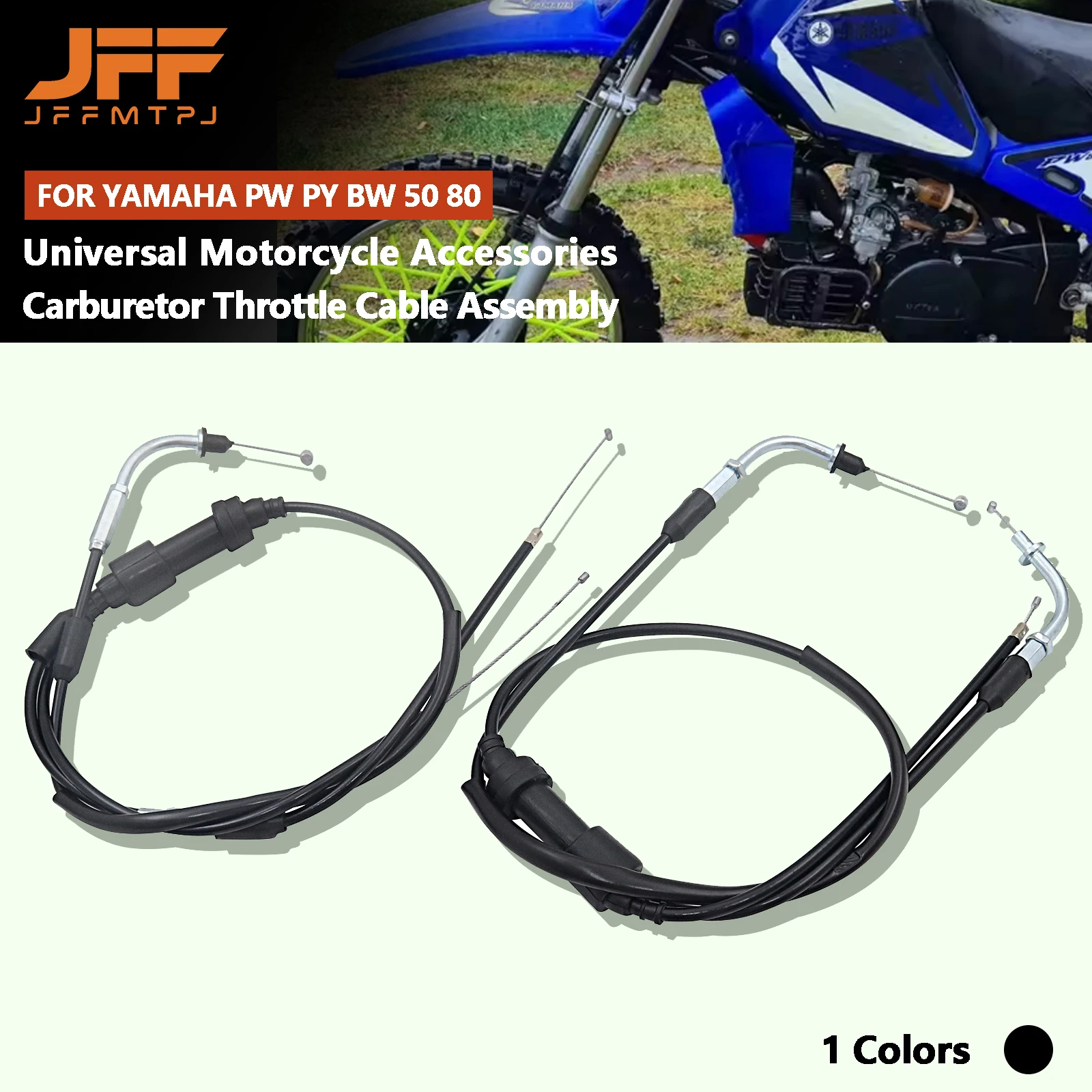 

Motorcycle PW50 PW80 Carburetor Throttle Cable Assembly For YAMAHA PW PY BW 50 80 Dirt Bike Motocross Universal Accessory