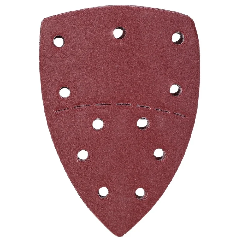 

60Pcs Mouse Sandpaper Separate Palm Abrasive Paper Sanding Sheets 140x140x100mm 11 Holes180 Grit