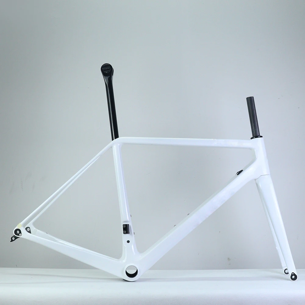 New arrival Very light Carbon fiber road bike frame disc brake 142*12mm carbon road bike frameset with 27.2mm Seatpost