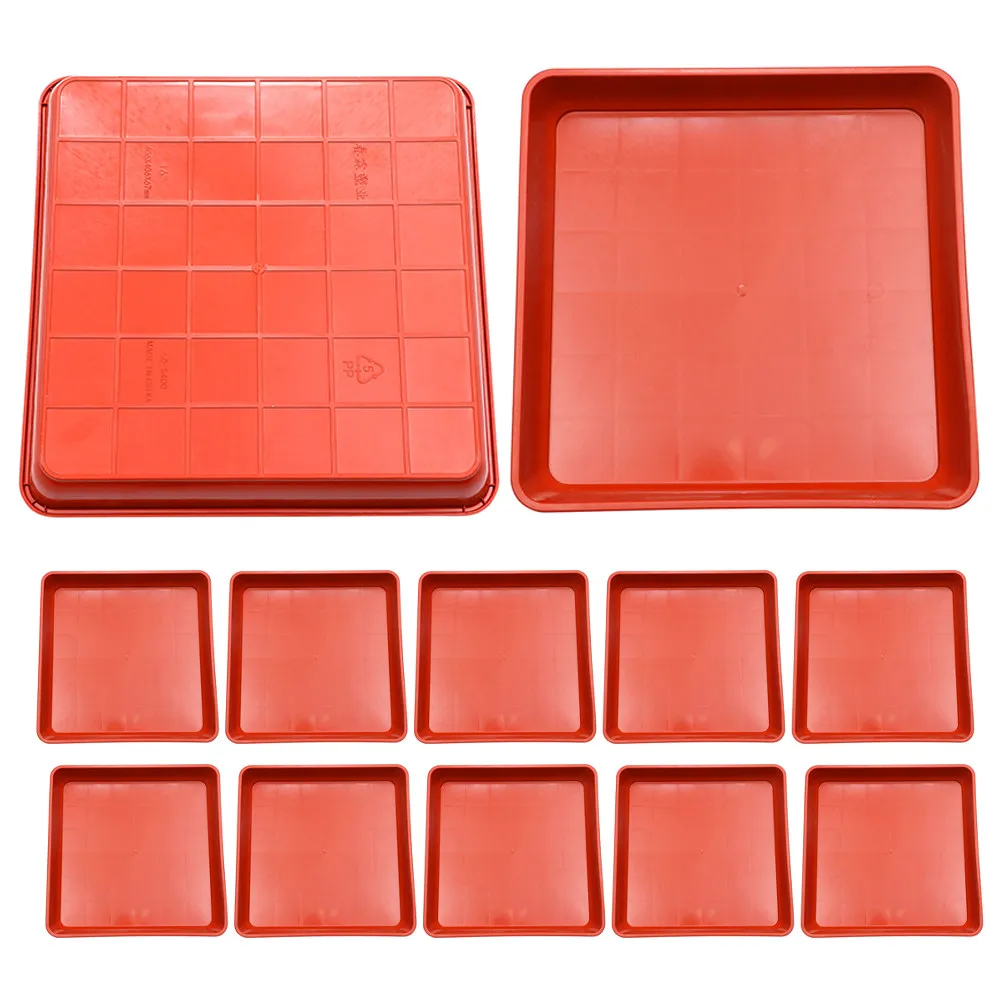 15Pcs Plastic Plant Saucers for Potted Plants Flower Pot Trays Indoor Outdoor Drainage Water Catcher Tray Clean Floor Safe