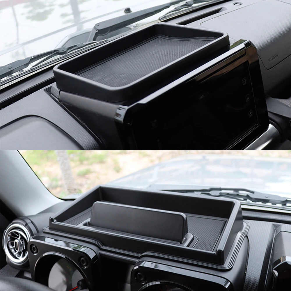 Center Console Dashboard Organizer Tray Phone Holder for Suzuki Jimny JB64 JB74 2019-2026 Storage Tidying Interior Accessories
