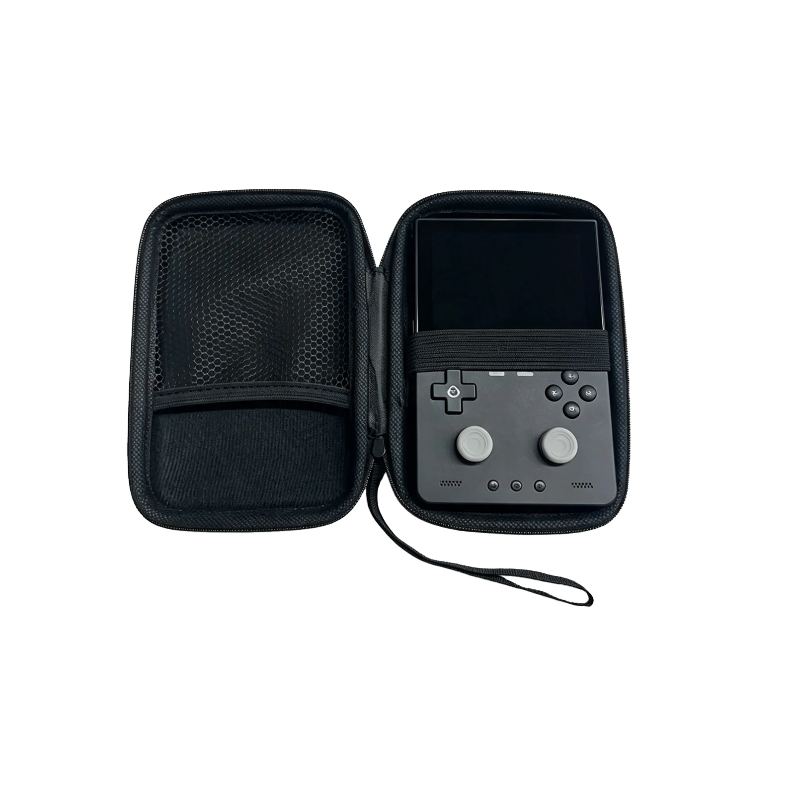 Carrying Case for TRIMUI BRICK PRO, Portable Travel Hard Shell Storage Bag Shockproof Protective Cover with Mesh Pocket&Carabine