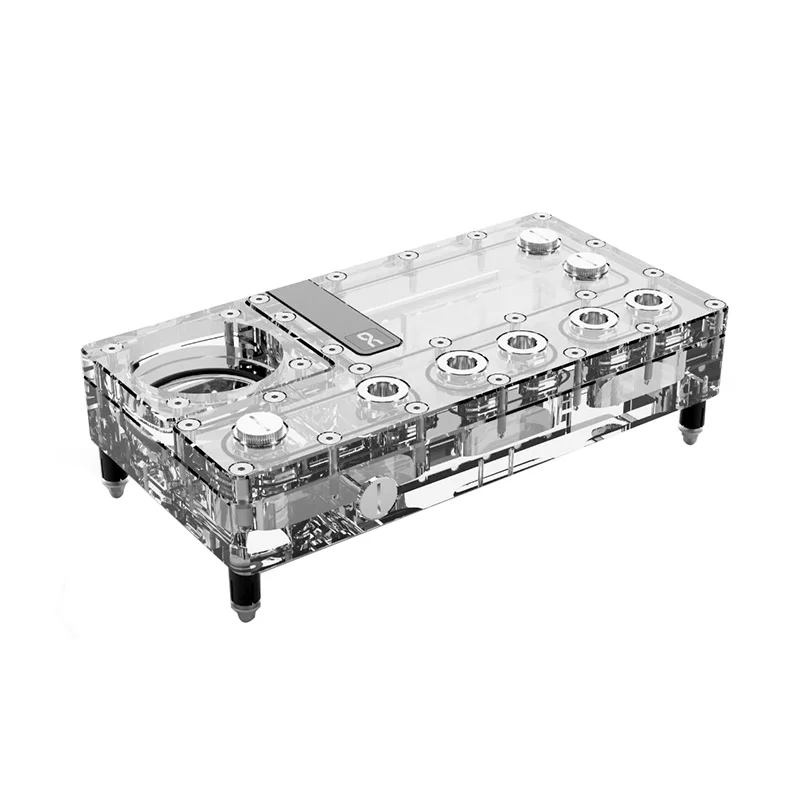 

Alphacool Core Distro Plate 240 Left /Right aRGB Integrated Reservoir Support Mount VPP/D5 Pumps(Not Inlcuded),Water Tank