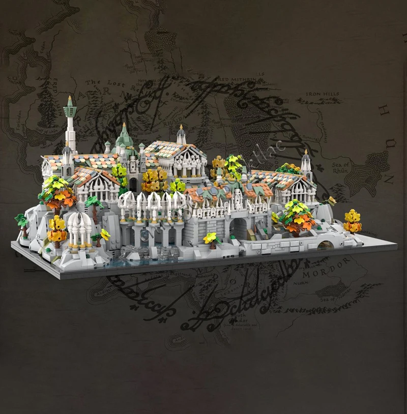 5788 Uds. Mini artesanía Medieval modelo Moc bloques de construcción Diy montar ladrillos arquitectura colección de exhibición juguetes creativos regalos